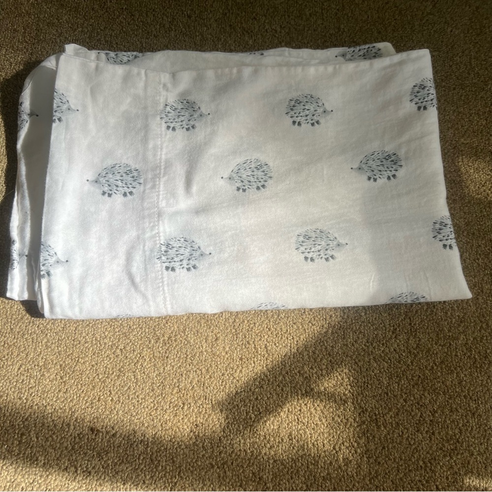 Hedgehog Pair of Pillowcases